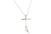 Collana Recarlo Donna in Oro bianco Diamante 0.14 Ct ZT492/B - ZT492/B